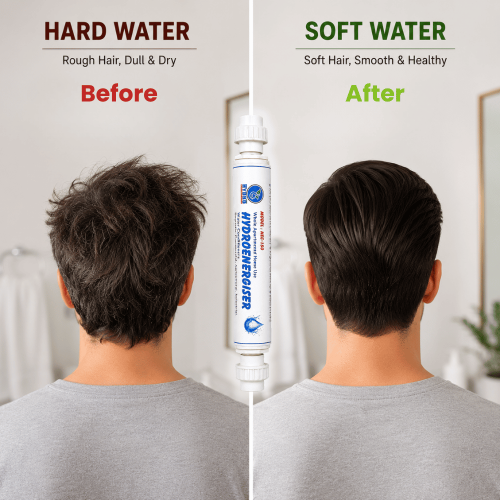 Prodcut Hydroenergiser before and after